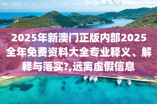 2025年新澳门正版内部2025全年免费资料大全专业释义、解释与落实?,远离虚假信息